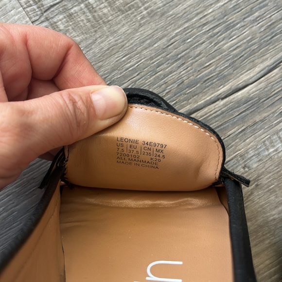 Calvin Klein Black Leather Loafers, Excellent Condition Women’s Sz 7.5 - Picture 3 of 6